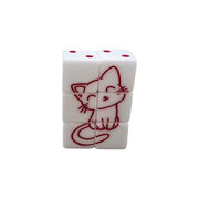 Dice Set D6 Cat Puzzle 869