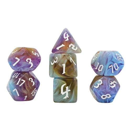 Dice Set Galaxy: Amethyst Sunset