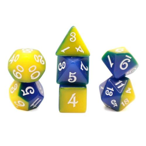 Dice Set Fable: Seven Dwarf (Yellow/Blue)