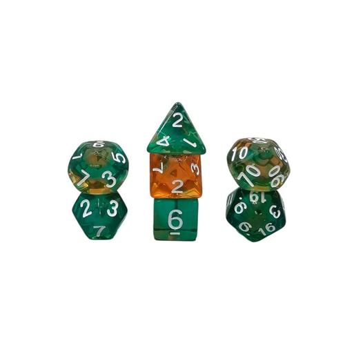 Transparent Dice Set: Mystic Moss