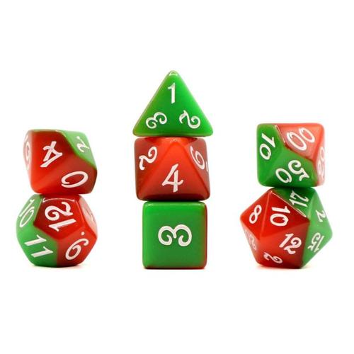 Dice Set Fable: Kiss the Frog (Red/Green)