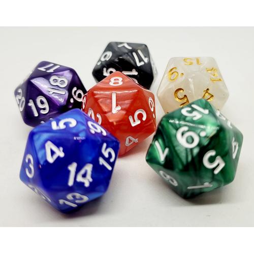Dice Set: Spindown D20 (6)