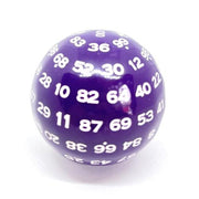 D100 Purple/White Cube