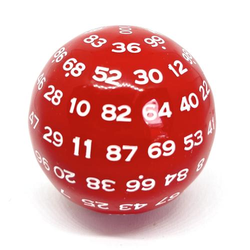 Dice D100 Red/White