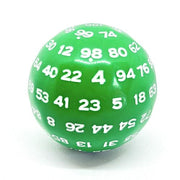 D100 Green/White cube