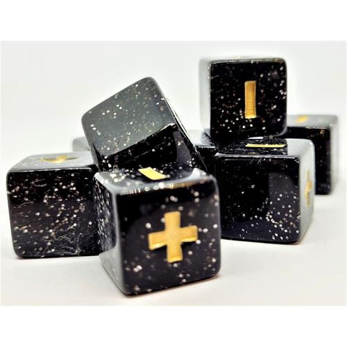 Dice Set: Fate/Fudge Black Powder