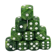Dice Set D6 Pearl: Green (12)