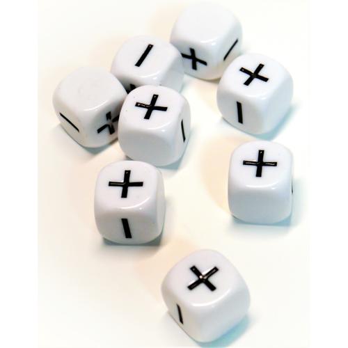Dice Set: Fate/Fudge White