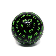 Dice D100 Black/Green
