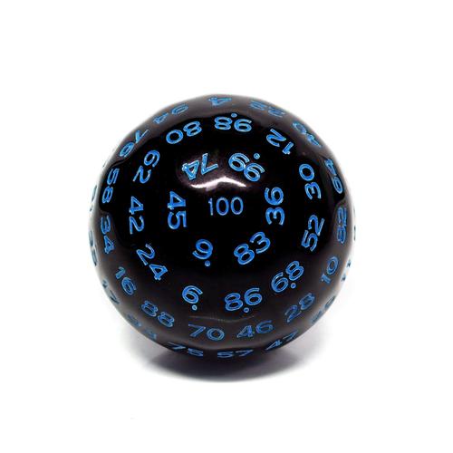 D100 Black/Blue cube