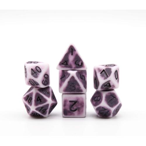 Dice Set Flintstone: Purple