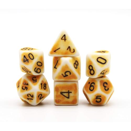 Dice Set Flintstone: Yellow