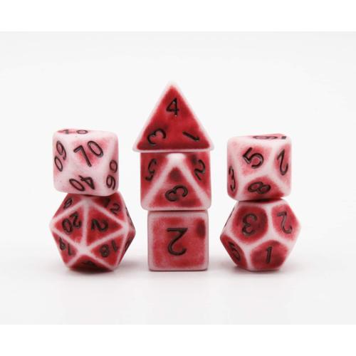 Dice Set Flintstone: Red
