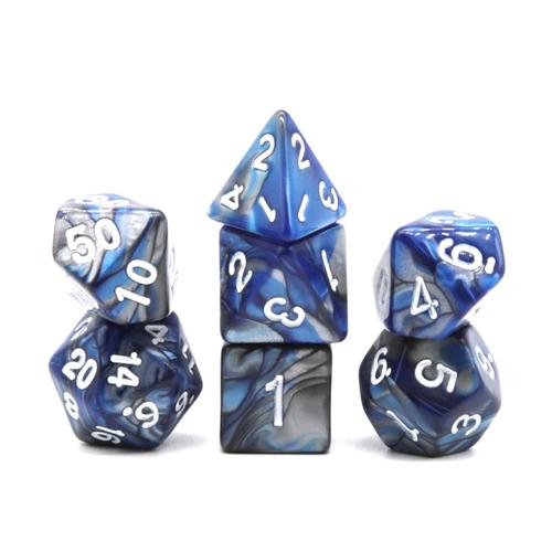 Dice Set Confetti: Racing Blue