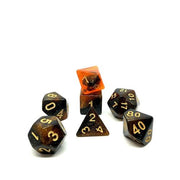 Dice Set Confetti: Galaxy Amber