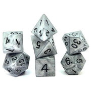 Dice Set Antique: Silver