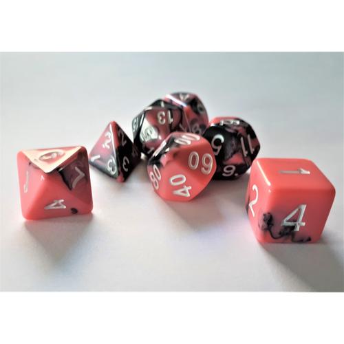 Dice Set: Pink Panda