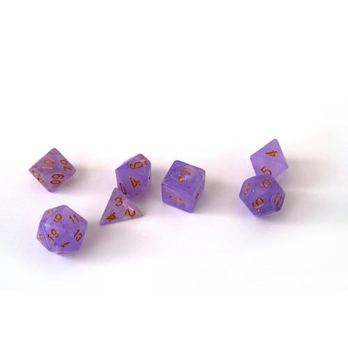 Dice Set Frost: Purple Rain