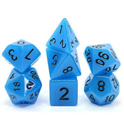 Dice Set Glowing: Blue