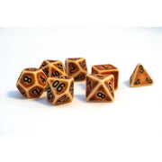 Dice Set Antique: Brown