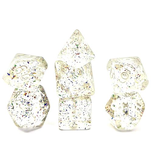 Dice Set Confetti: Rainbow