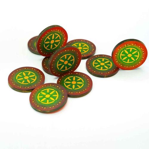 Token and Markers: Scythe & Expeditions Acrylic Token Upgrade Kit