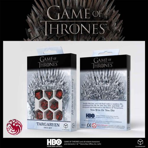 Game of Thrones. Targaryen Dice Set