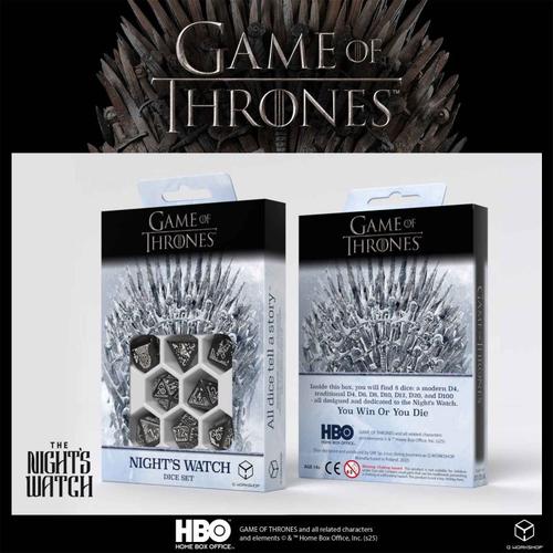 Game of Thrones. Night's Watch Dice Set