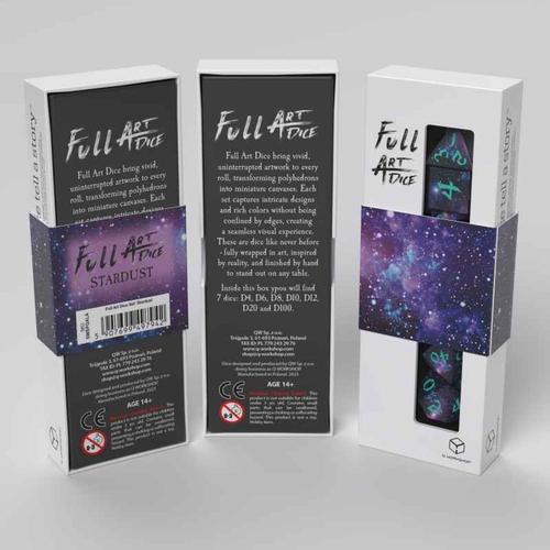 Full Art Dice Set: Stardust