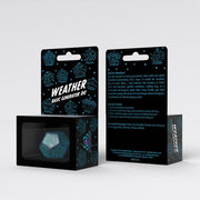 Weather Generator Die: Shimmering Blue & Turquise