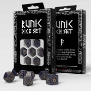 Runic Mixed-blue & gold Dice Set