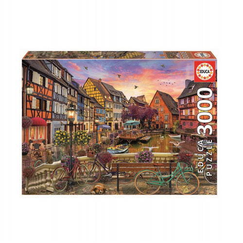 Colmar Canal 3000pc Jigsaw Puzzle