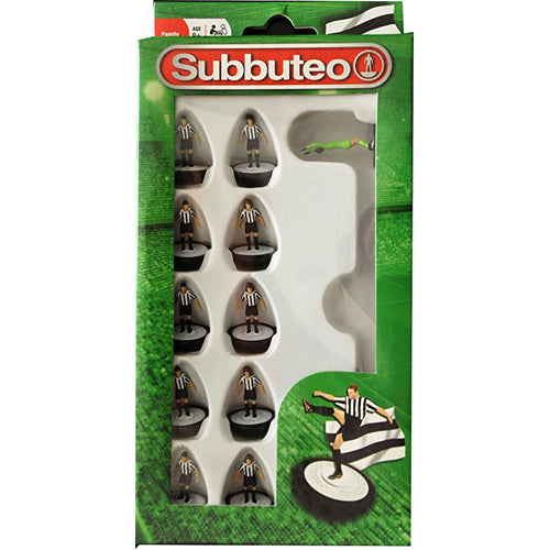 Subbuteo 11 Player Team: Black/White