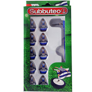 Subbuteo Blue and White Striped Player Set