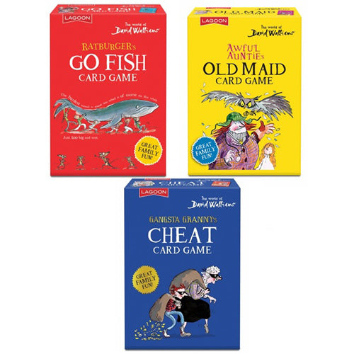 David Walliams Classic Card Games Assorted (One Supplied)