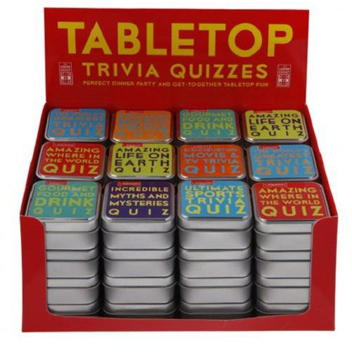 Tabletop Trivia Quizzes Assorted (One Supplied)