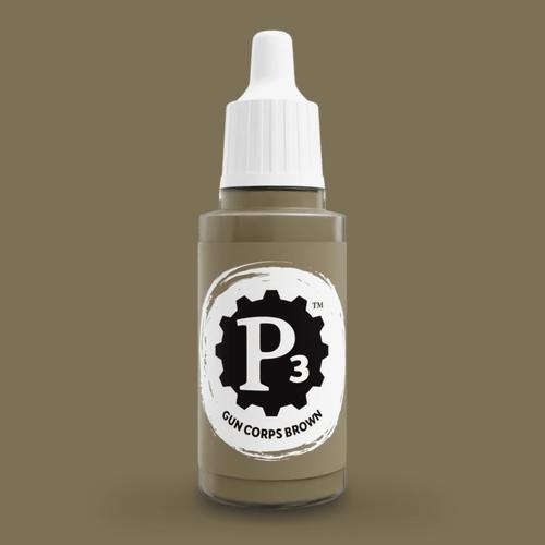 P3 Paints: Gun Corps Brown 18ml