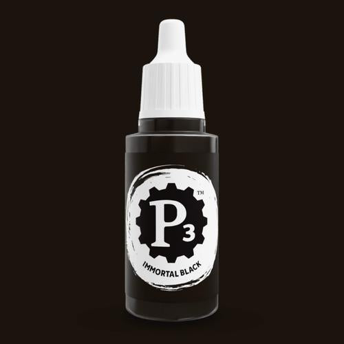 P3 Paints: Immortal Black 18ml