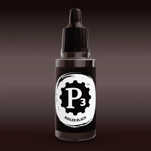 P3 Paints: Boiler Black 18ml