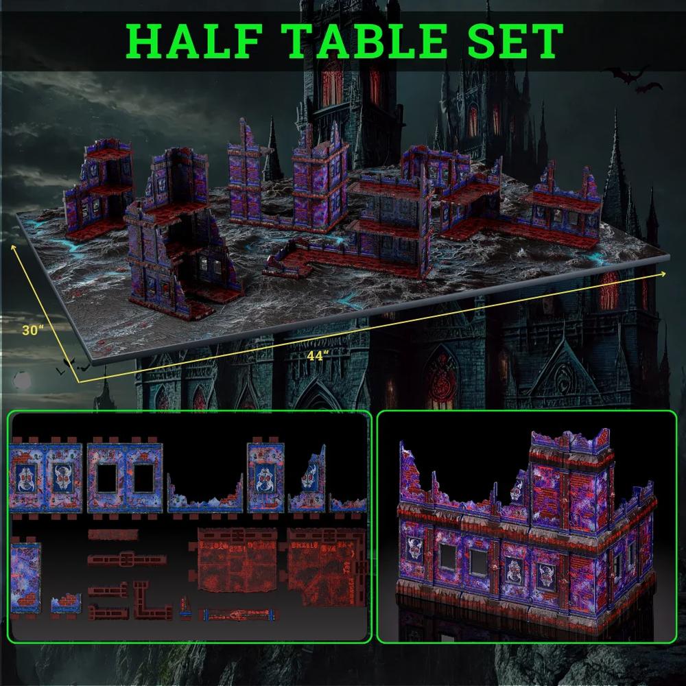 Half Table Set (Cursed) - Miniatures | Zatu Games