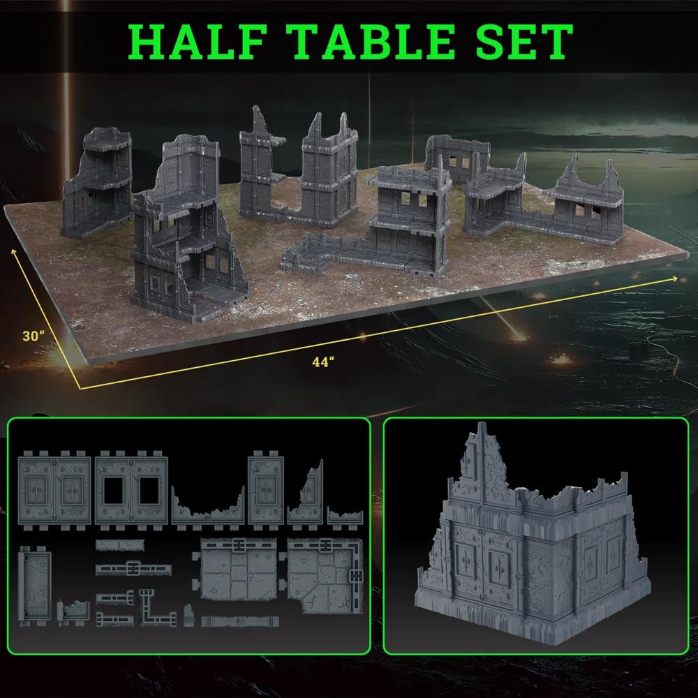 Half Table Set (Unpainted)