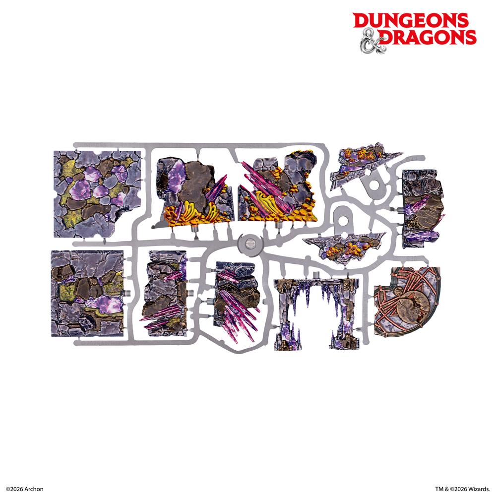 Dungeons And Dragons: Underdark Pre-Painted Terrain Set_7