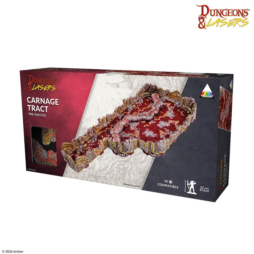 Dungeons And Lasers: Carnage Tract Pre-Painted