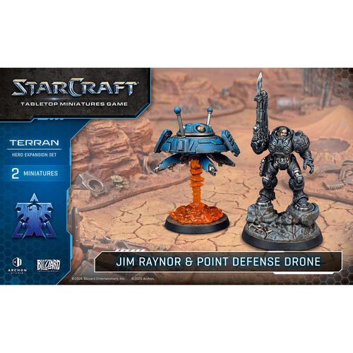 Starcraft Miniatures Game: Terran: Jim Raynor (Raynor's Raiders) Hero Expansion Set