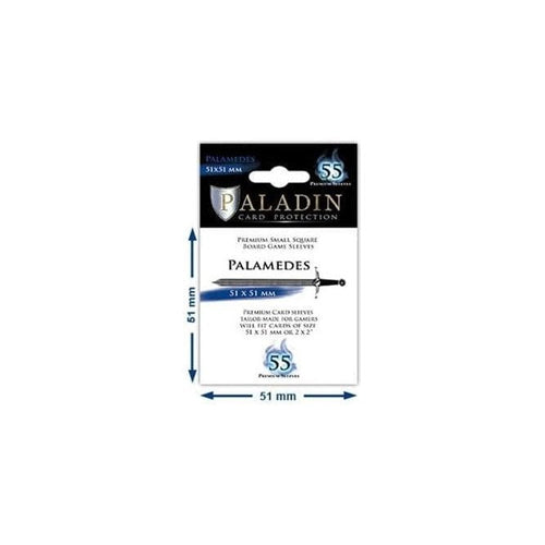 55 x Paladin Card Sleeves: Palamedes (51mm x 51mm)