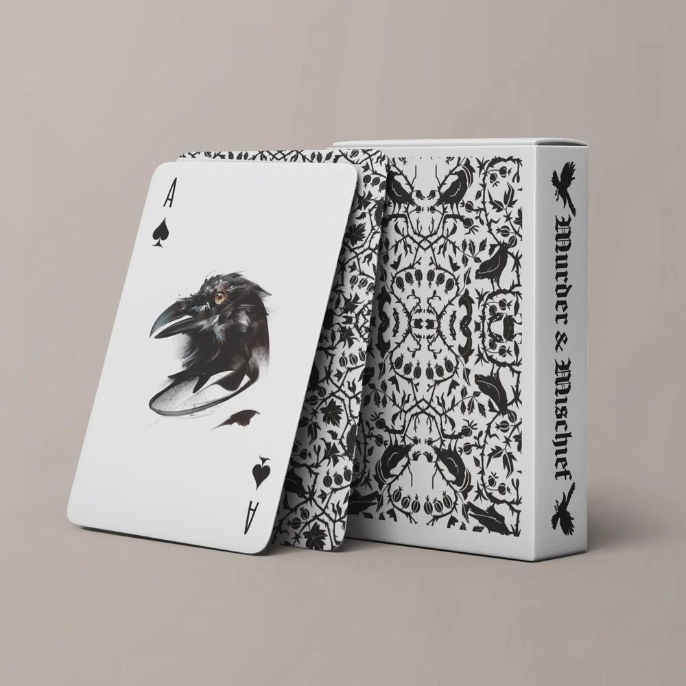 Be Like A Crow Playing Cards
