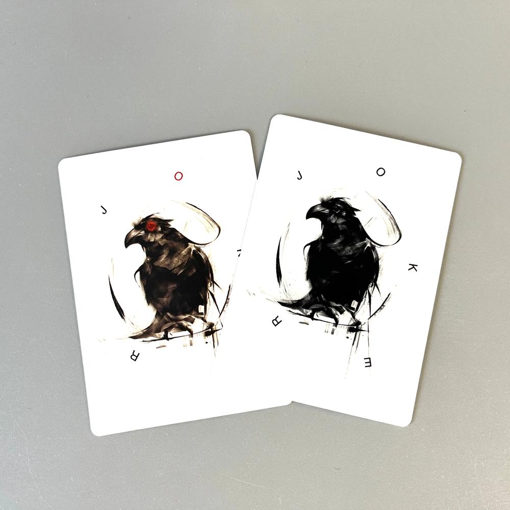 Be Like A Crow Playing Cards_1