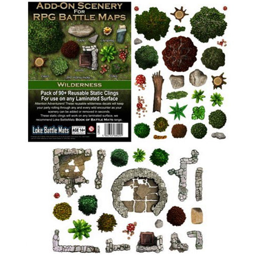 Add-On Scenery for RPG Maps - Wilderness