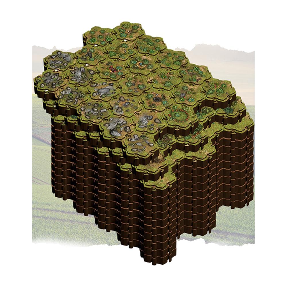 Lorescape Terrain Tiles Grassland Battlefield Pack