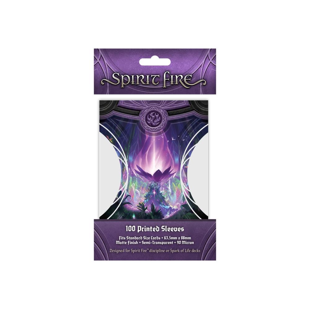 Spirit Fire: Semi-Transparent Printed Sleeves - Spirit Bloom (Purple)